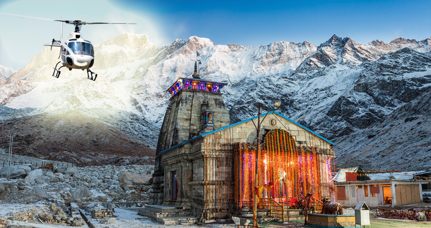 Kedarnath Yatra by Helicopter images